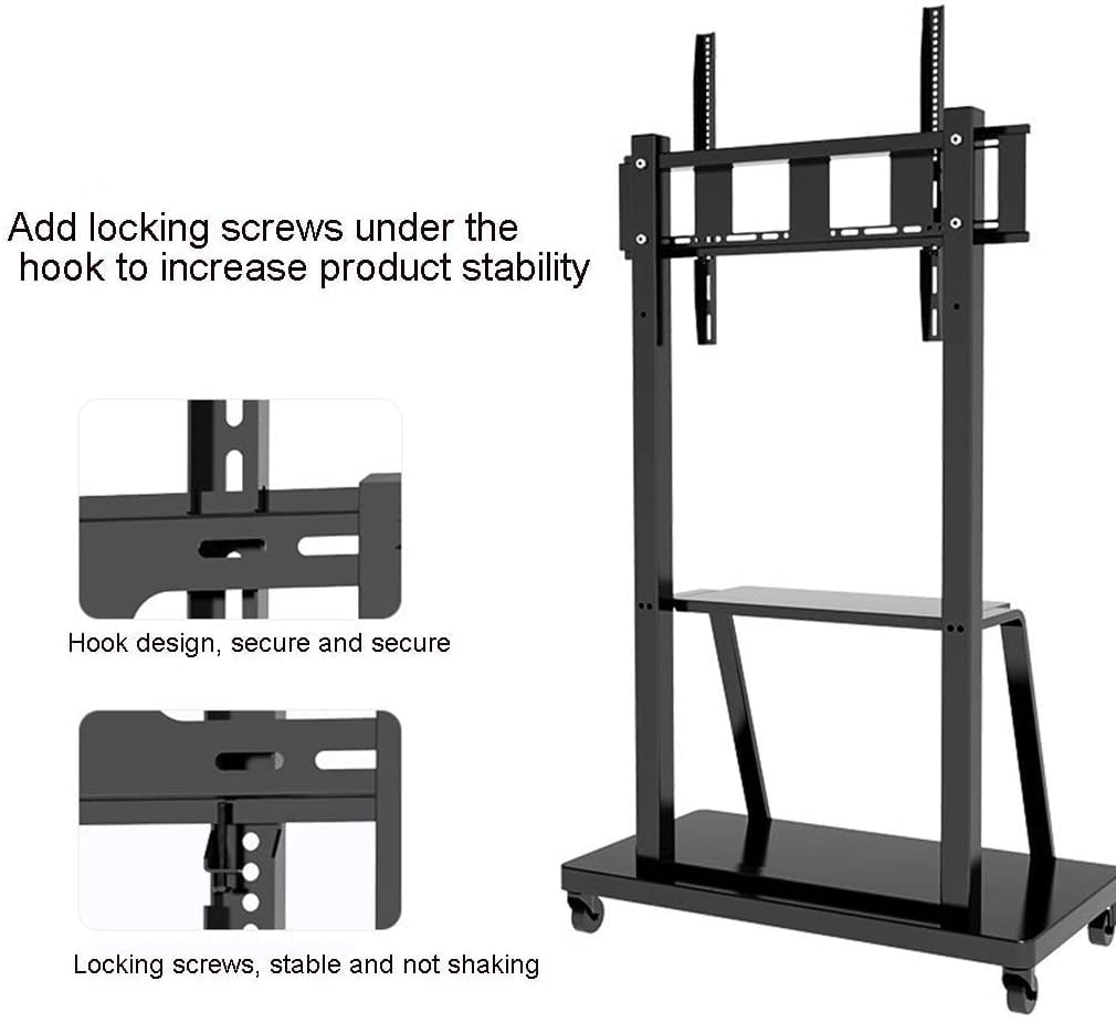 Supporto a Pavimento con Mensola per TV LCD/LED/Plasma 55-100'' - Techly ICA-TR30
