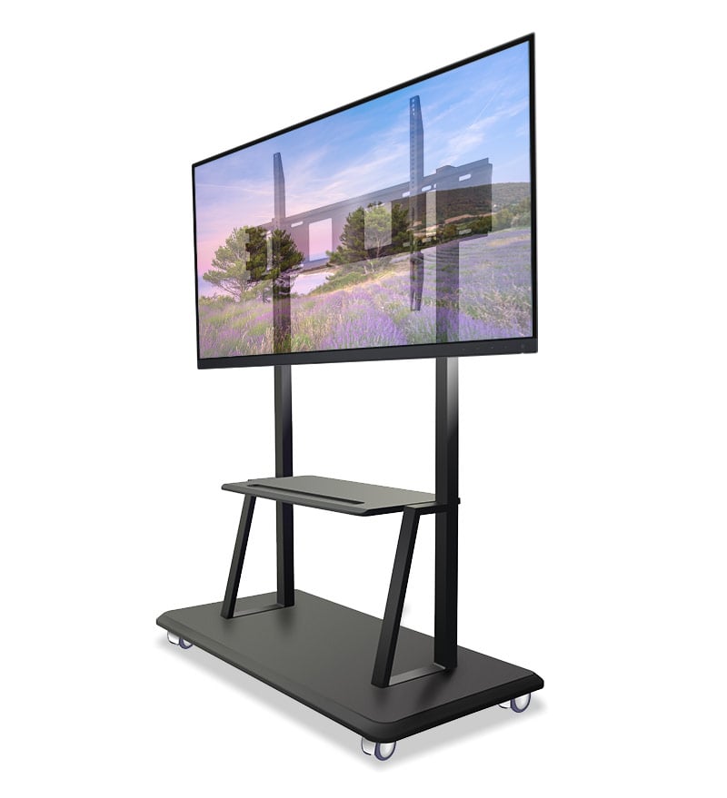 Supporto a Pavimento con Mensola per TV LCD/LED/Plasma 55-120'' - Techly ICA-TR31