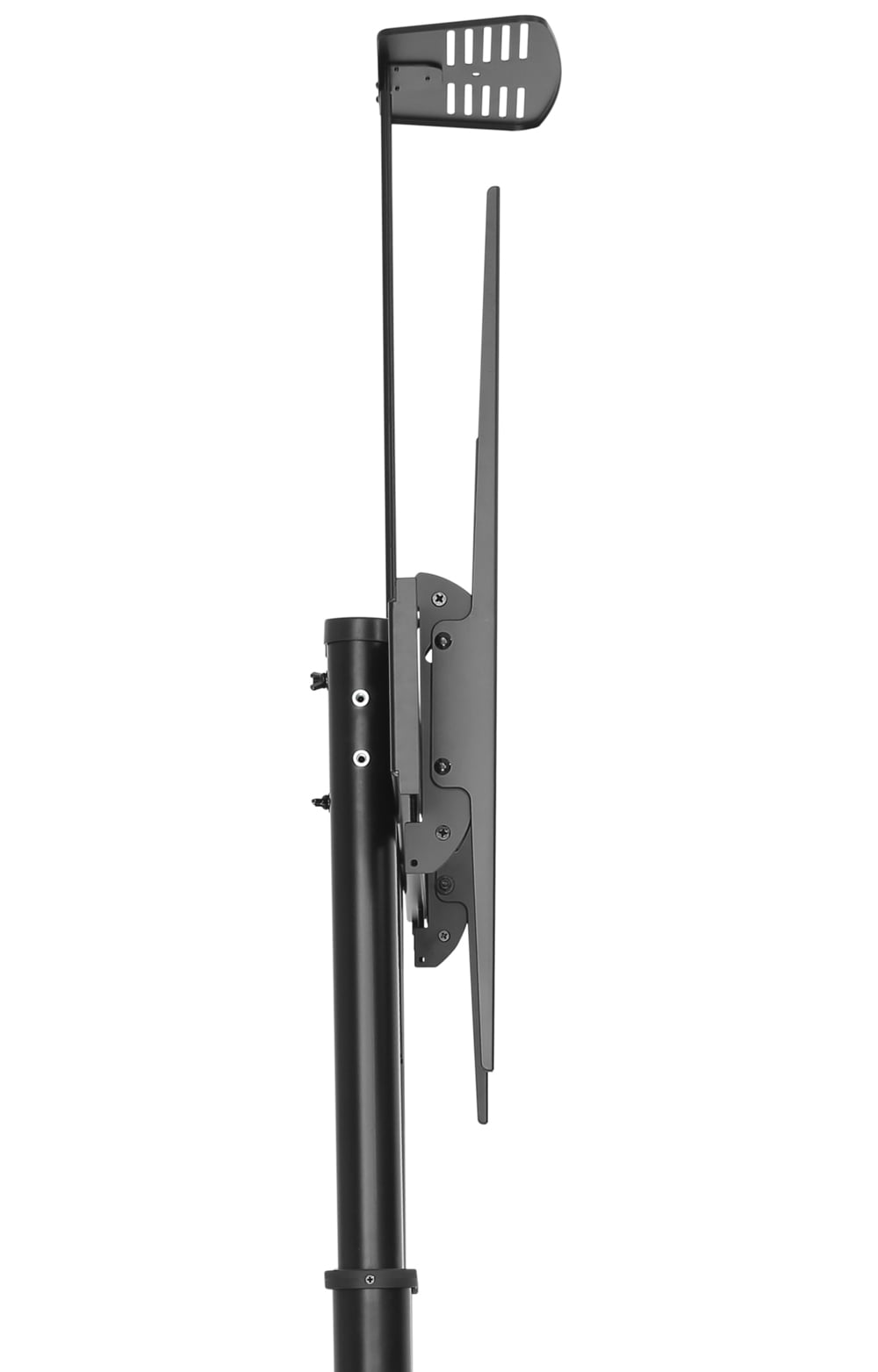 Supporto a pavimento per TV con regolazione manuale altezza, in acciaio, per TV da 60'' a 100'' - Techly ICA-TR36