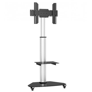 Supporto a Pavimento Trolley TV 37-70" VESA 600x400 Argento - Techly ICA-TR3SL