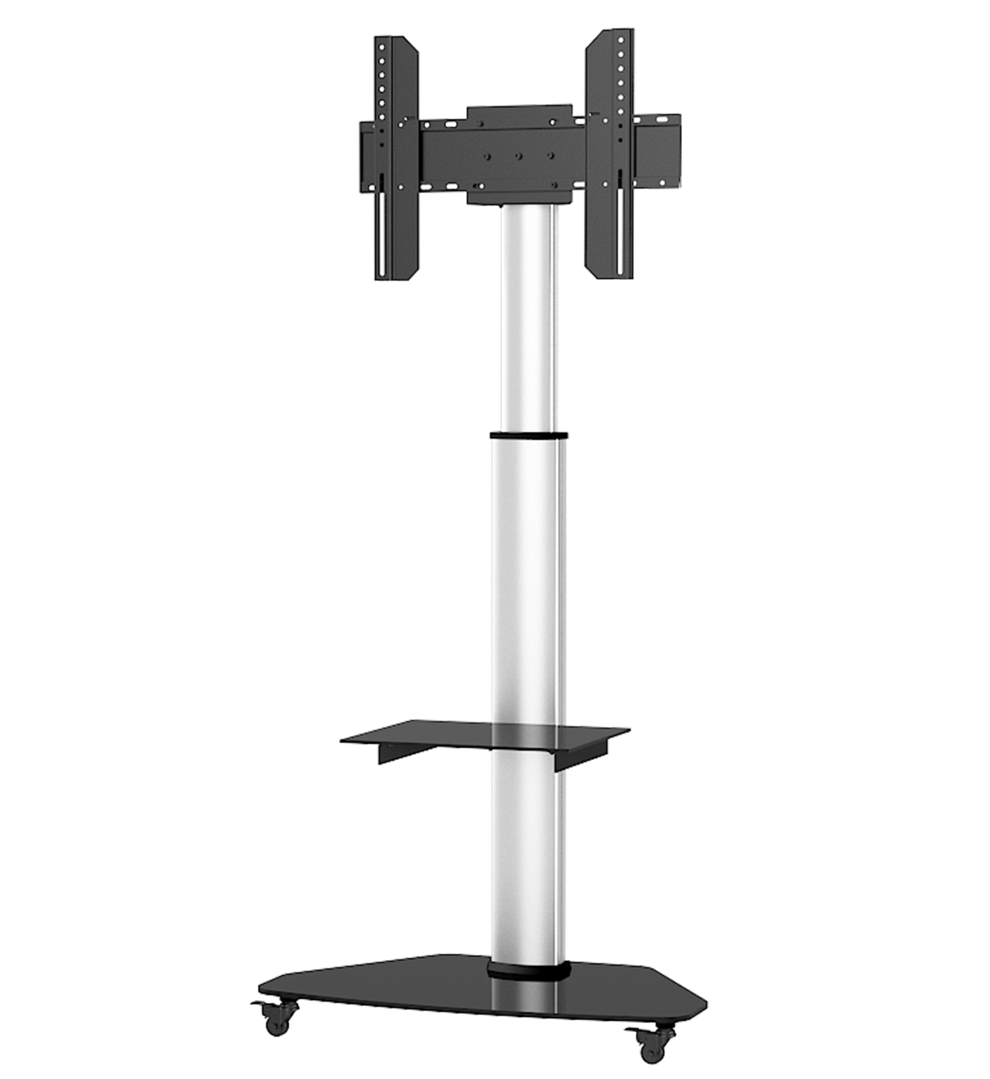 Supporto a Pavimento con Mensola Trolley TV LCD/LED/Plasma 37-70'' Silver - Techly ICA-TR3SL