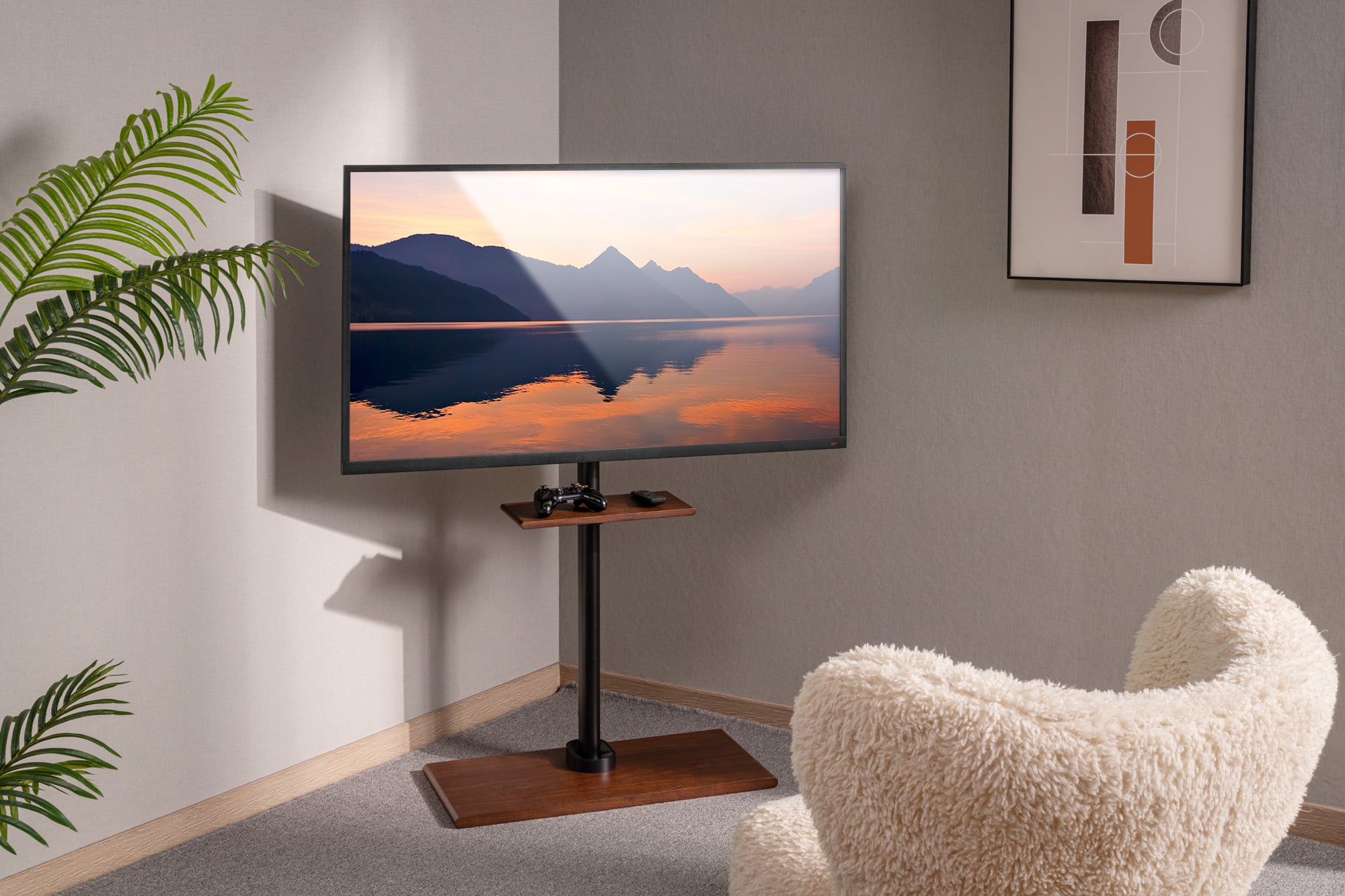 Supporto da Pavimento per TV LCD/LED/Plasma da 23'' a 55'' - Techly ICA-TR414