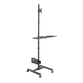 Supporto da Pavimento TV LCD/LED 17-32" con Mensola e Porta CPU - Techly ICA-TR41E