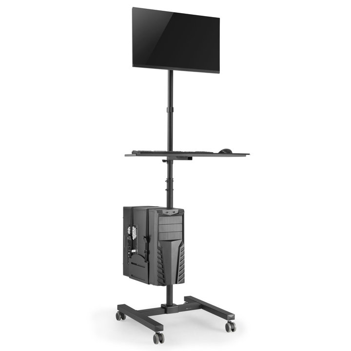 Supporto da Pavimento TV LCD/LED 17-32" con Mensola e Porta CPU - Techly ICA-TR41E
