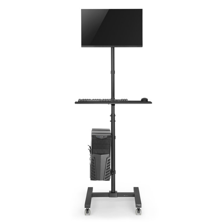 Supporto da Pavimento TV LCD/LED 17-32" con Mensola e Porta CPU - Techly ICA-TR41E