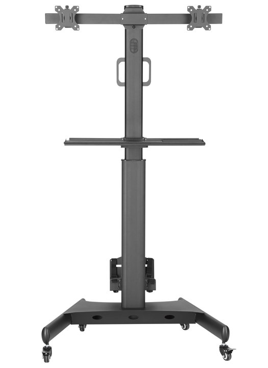 Trolley da Pavimento con Mensola e Porta PC per 2 TV 13-32" - Techly ICA-TR42