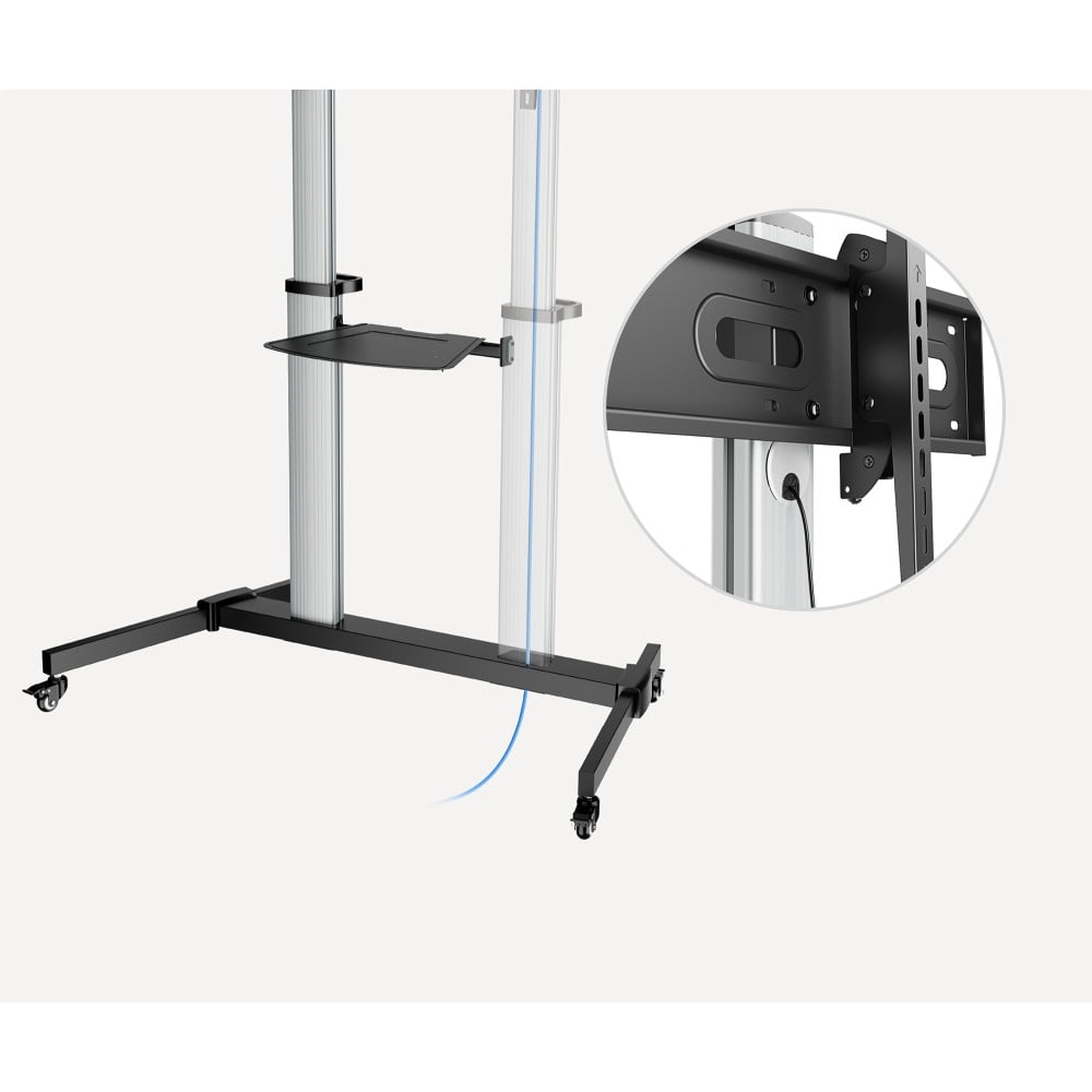 Supporto a Pavimento Trolley TV LCD/LED/Plasma 60-100'' - Techly ICA-TR446