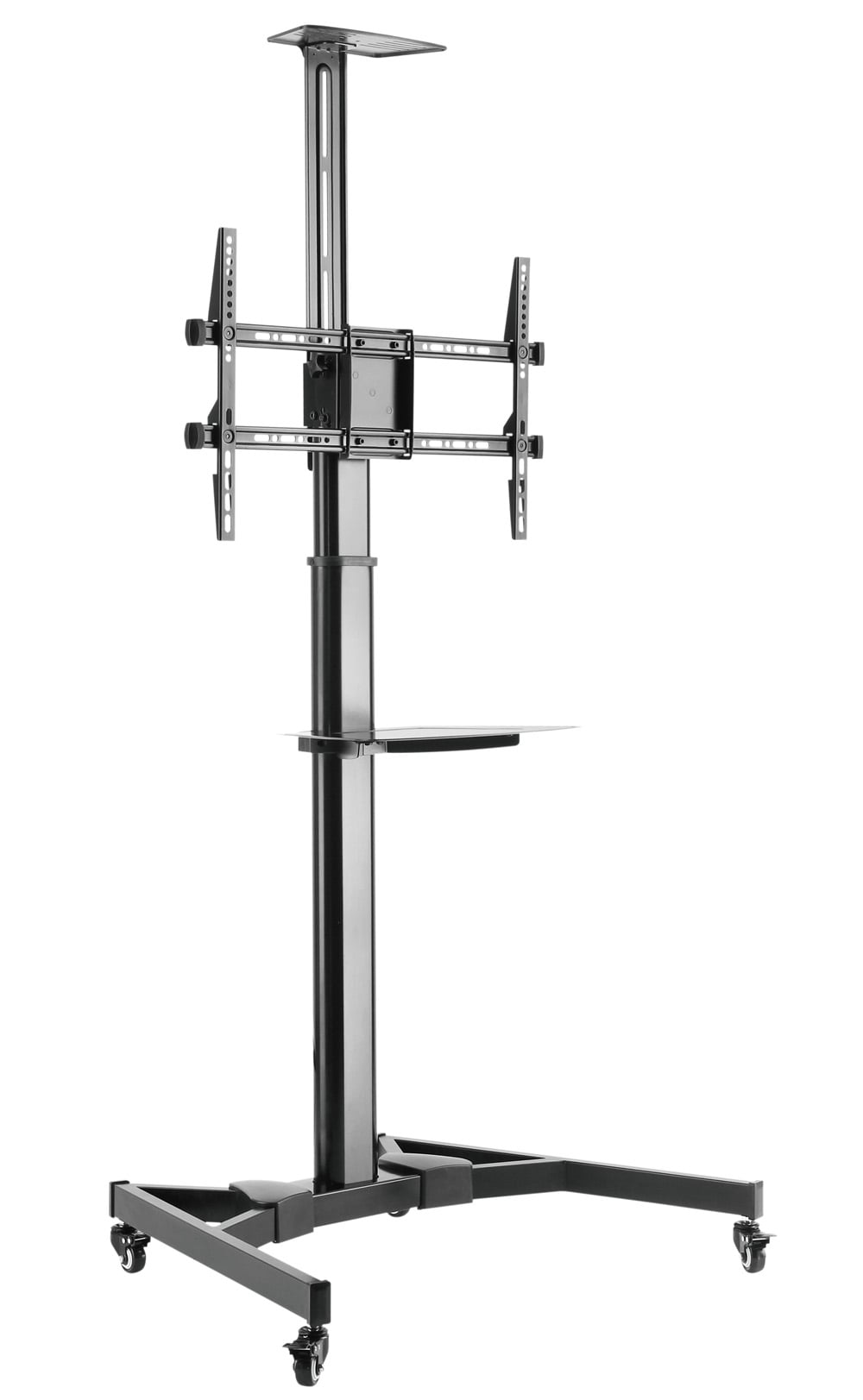 Supporto da Pavimento con Mensola TV/LED/LCD 37''-70'' Nero - Techly ICA-TR46