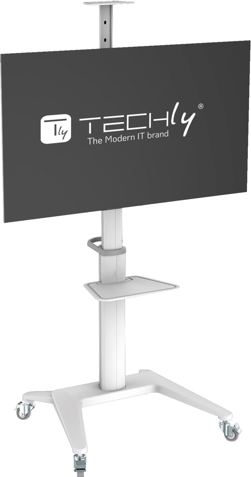 Supporto da Pavimento per TV da 37'' a 70'' Bianco - Techly ICA-TR48W