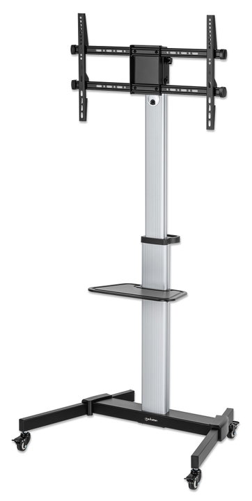 37 TV trolley "- 86 " Multimedia in Aluminium Adjustable in Height - Manhattan ICA-TR 52