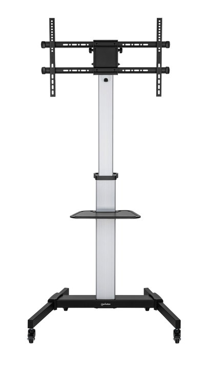 37 TV trolley "- 86 " Multimedia in Aluminium Adjustable in Height - Manhattan ICA-TR 52