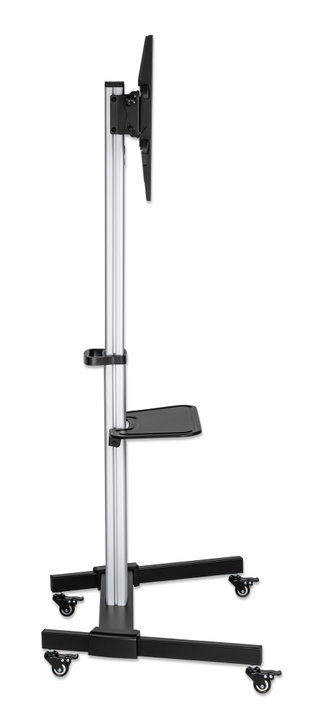 37 TV trolley "- 86 " Multimedia in Aluminium Adjustable in Height - Manhattan ICA-TR 52