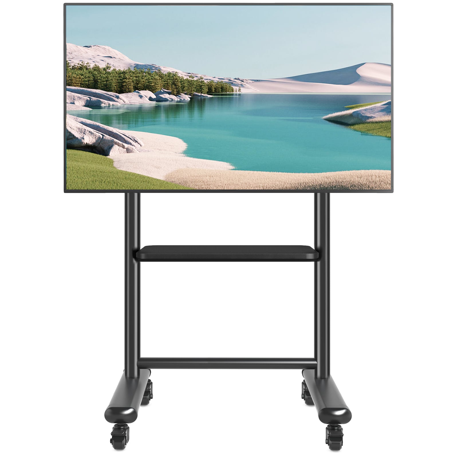 Supporto a Pavimento Trolley TV LCD/LED/Plasma 60-86'' Multifunzione - Techly ICA-TR533BK