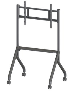 Supporto Mobile da Pavimento Multifunzione per TV LCD/LED/Plasma 65-100'' Nero - Techly ICA-TR53LB