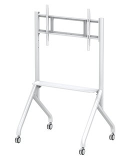 Supporto Mobile da Pavimento Multifunzione per TV LCD/LED/Plasma 65-100'' Bianco - Techly ICA-TR53LW