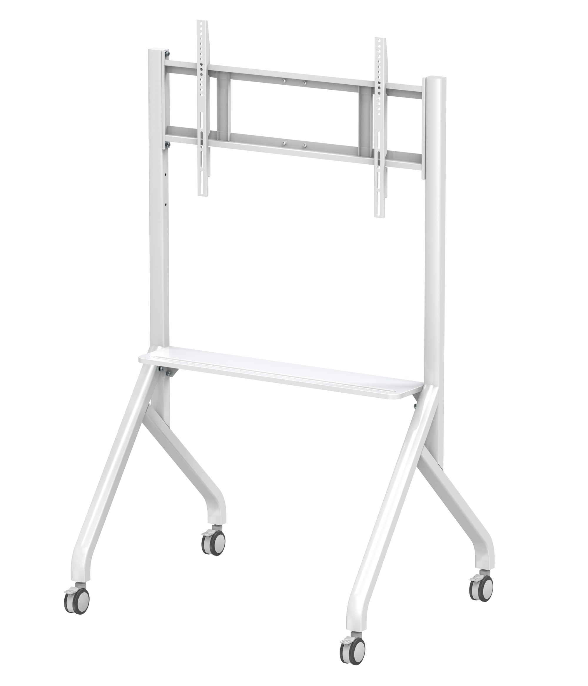 Supporto Mobile da Pavimento Multifunzione per TV LCD/LED/Plasma 55-86'' Bianco - Techly ICA-TR53MW