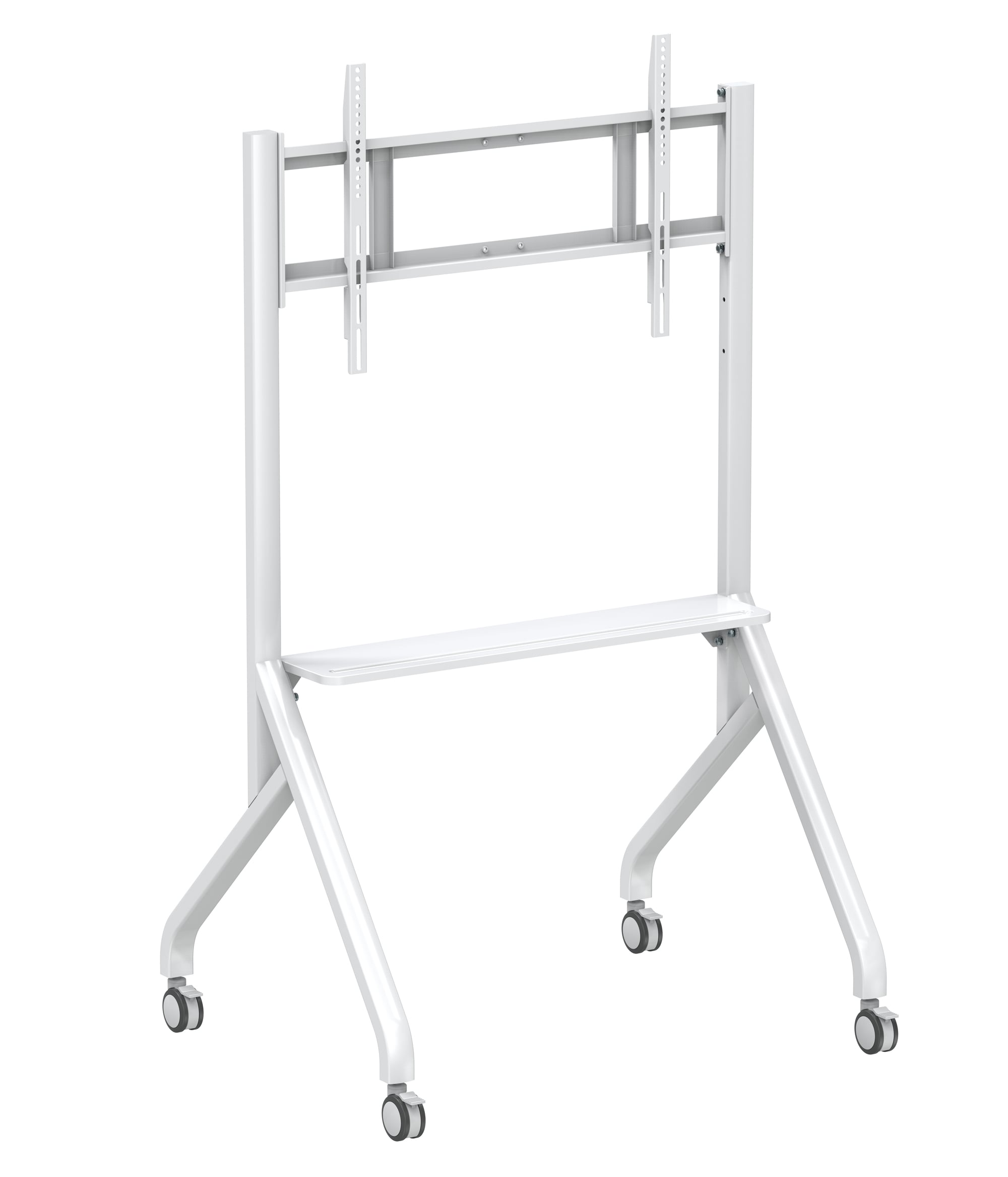 Supporto Mobile da Pavimento Multifunzione per TV LCD/LED/Plasma 55-86'' Bianco - Techly ICA-TR53MW