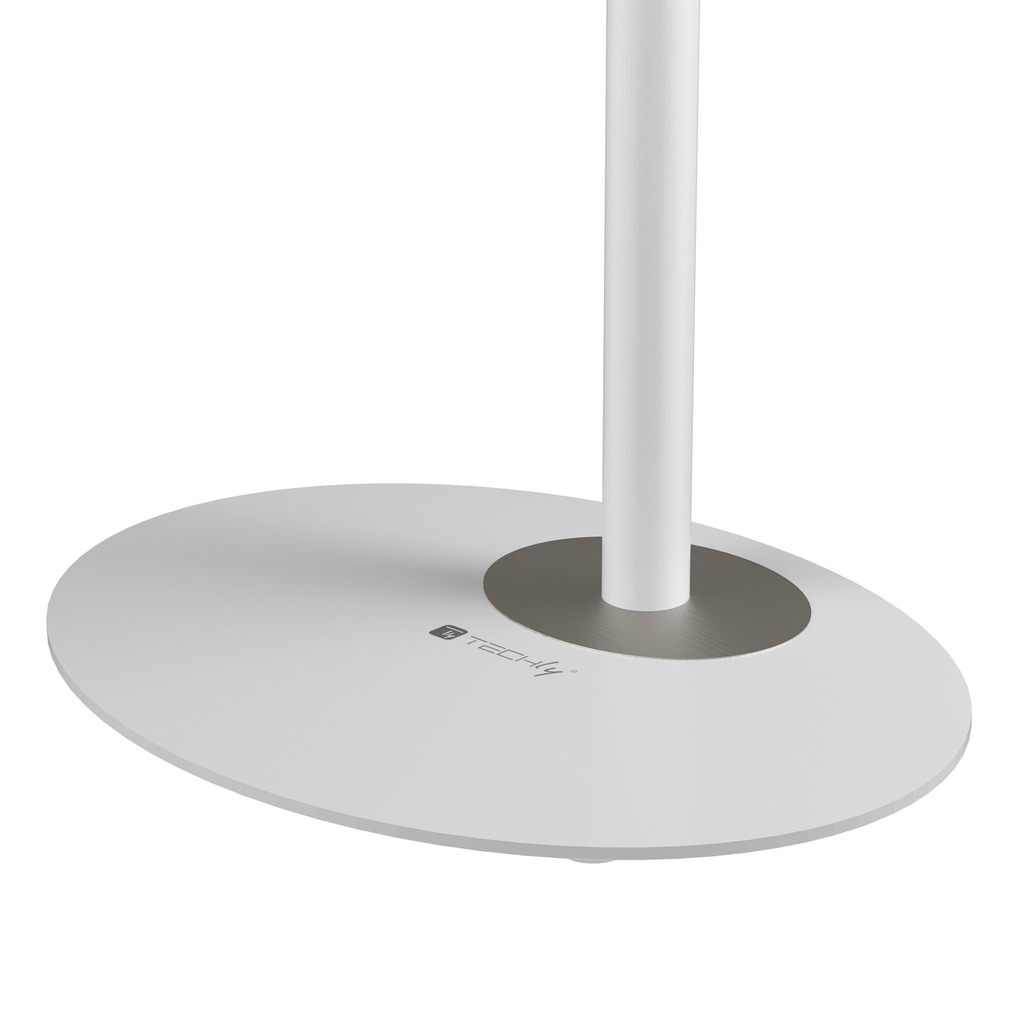 Stand da Pavimento TV/LED LCD 42''-65'' con Base Ovale Bianco - Techly ICA-TR544