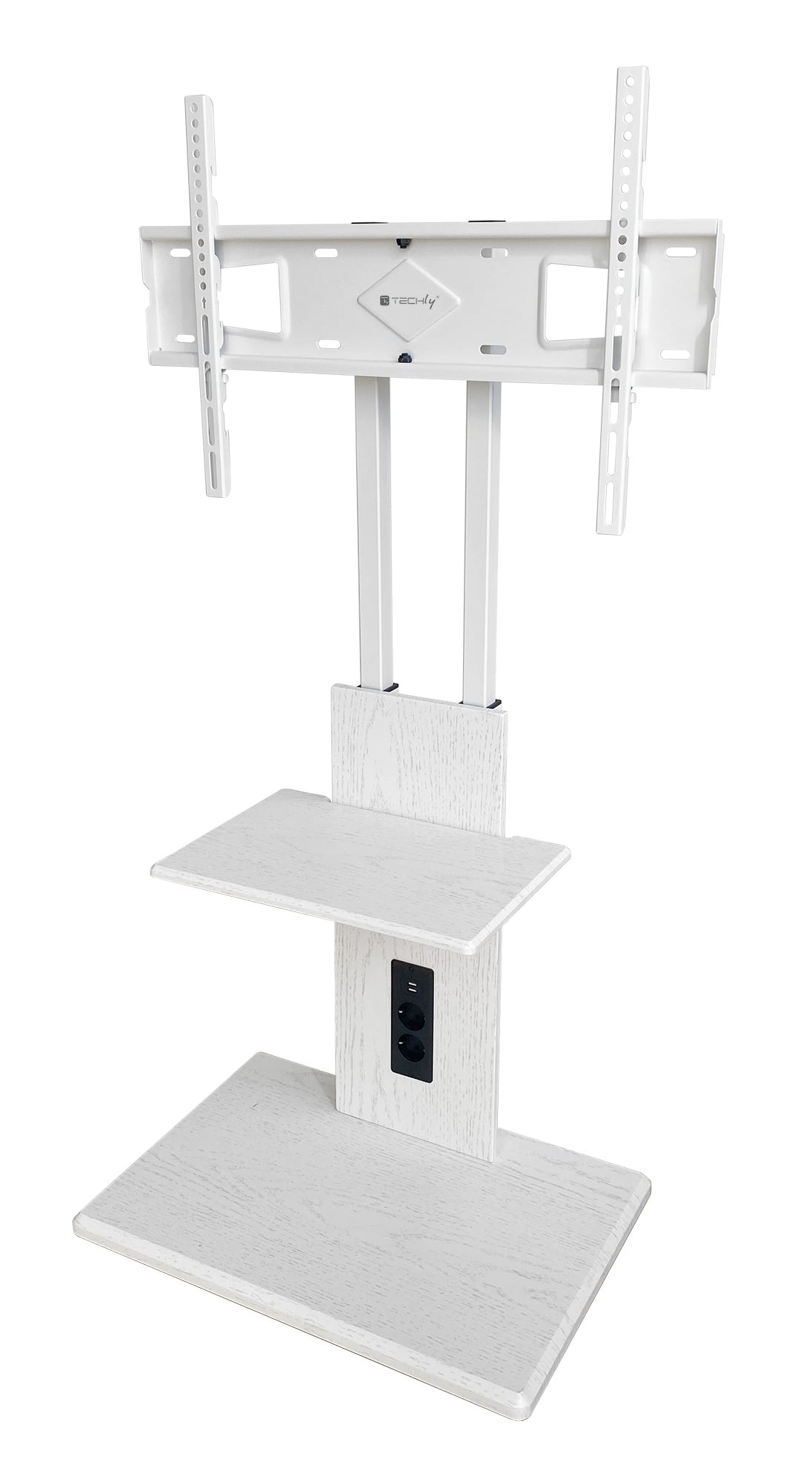 Supporto a Pavimento per TV LCD/LED/Plasma 32-70'' con Prese Elettriche - Techly ICA-TR57PDU