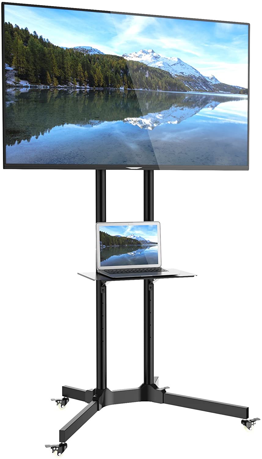 Carrello Supporto Pavimento Porta TV LCD/LED/Plasma 30''-65'' Mensola - Techly ICA-TR6