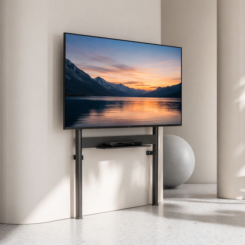 Supporto TV Slimfit Motorizzato da Parete con Altezza Regolabile per TV da 60-110'' con Telecomando - Techly ICA-TR612MW