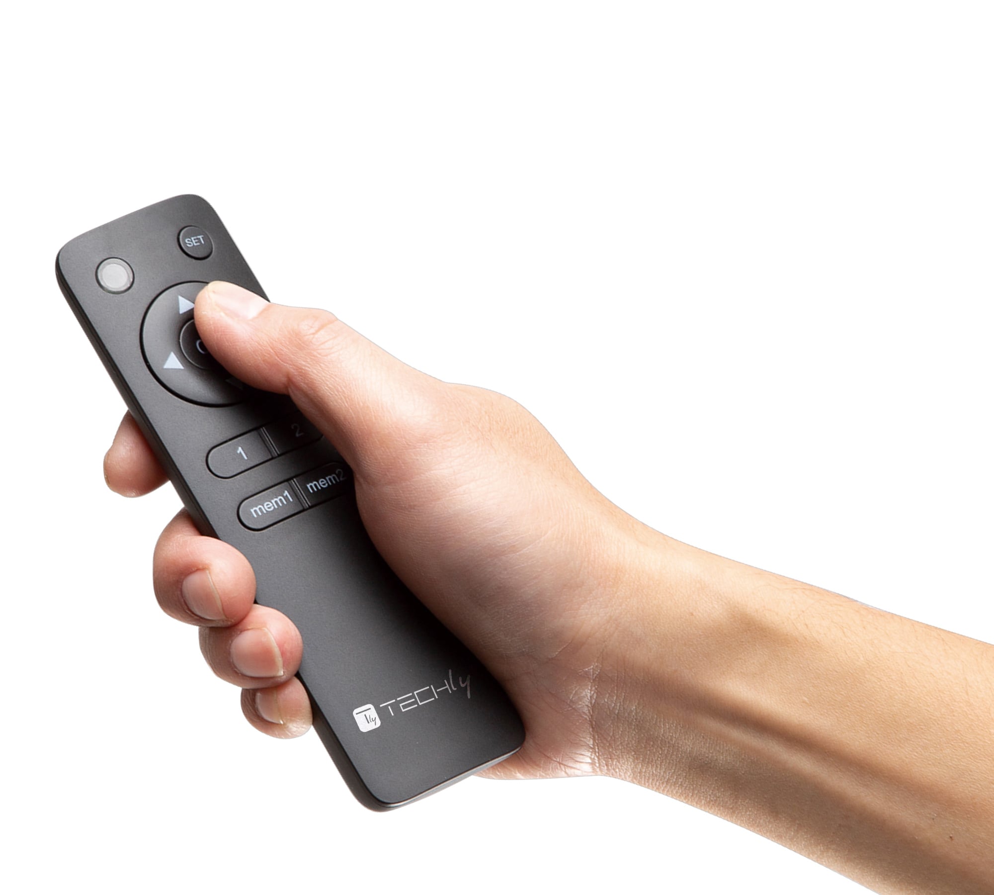 Supporto TV Slimfit Motorizzato da Parete con Altezza Regolabile per TV da 60-110'' con Telecomando - Techly ICA-TR612MW
