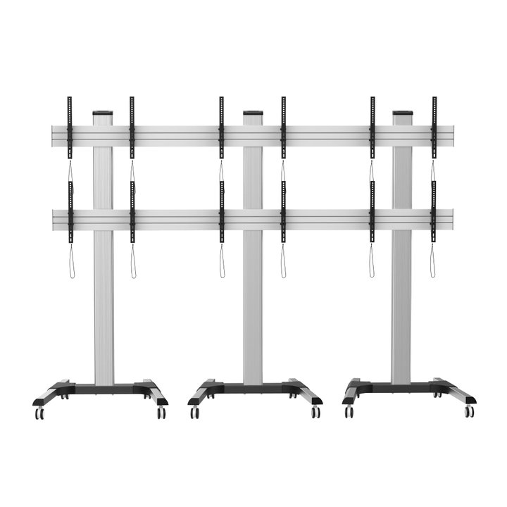 Supporto a Pavimento per 6 TV LCD/LED 22-55" per Video Wall - Techly ICA-TR6VW