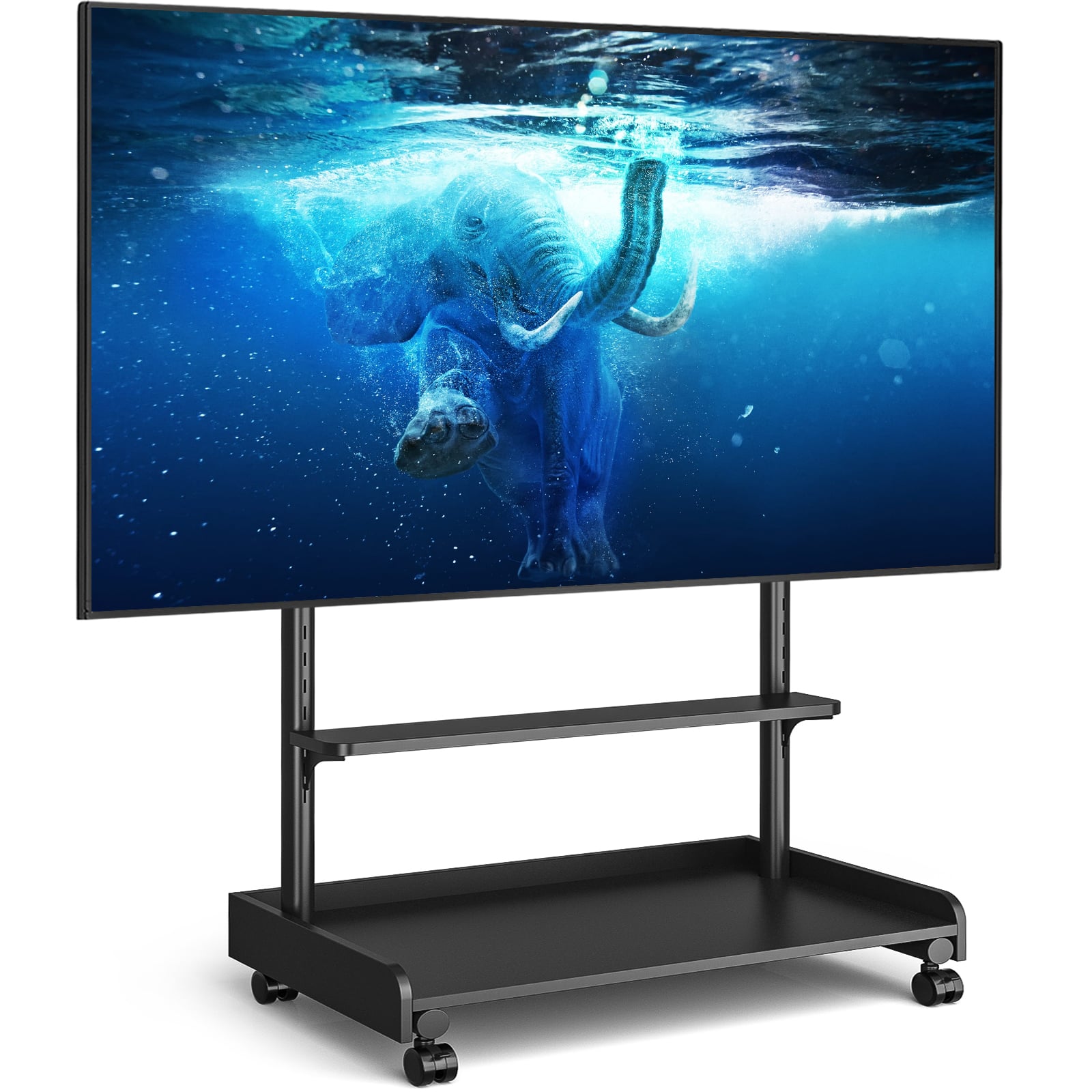 Supporto a Pavimento con Mensola per TV LCD/LED/Plasma 50-86'' - Techly ICA-TR701