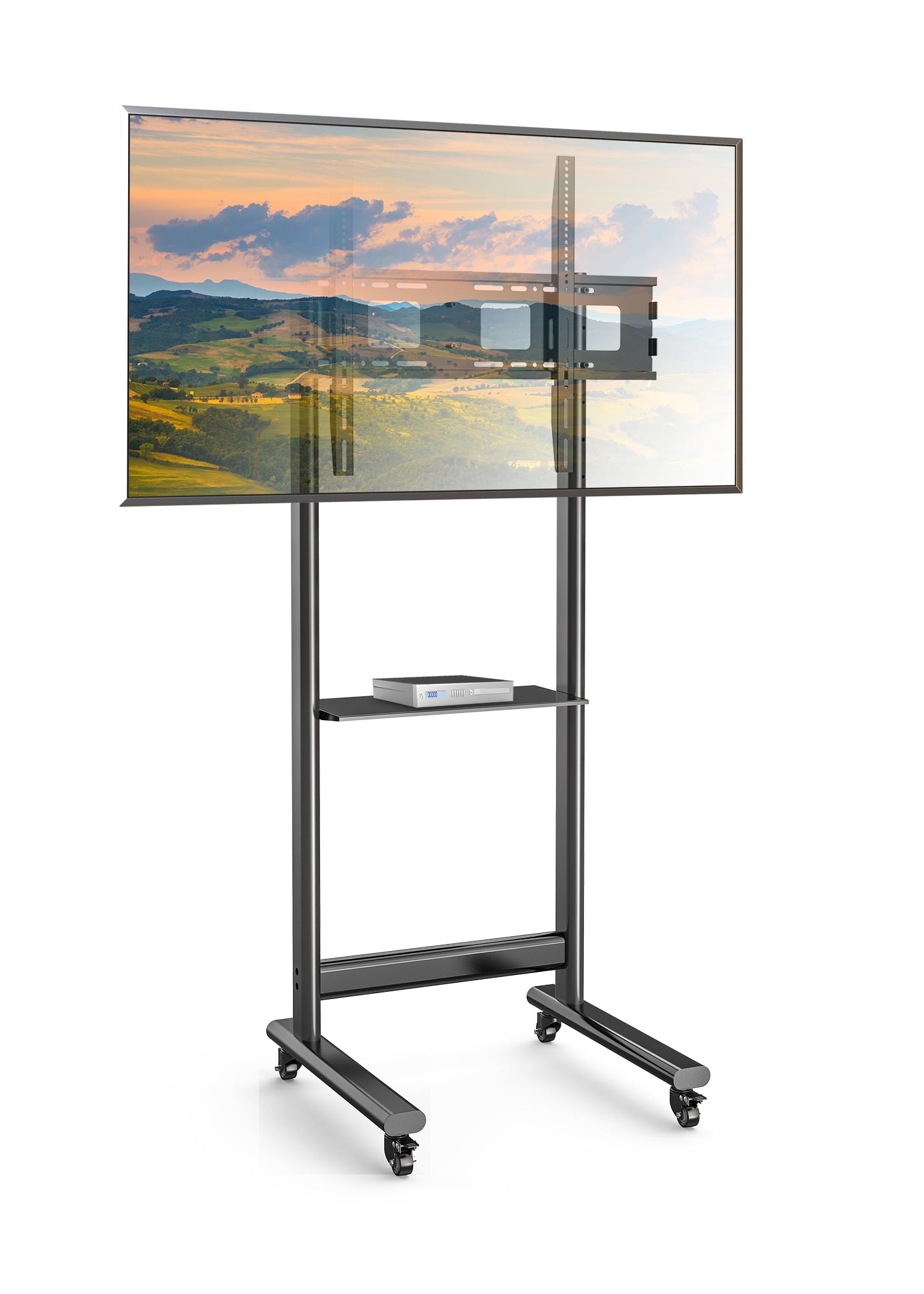 Supporto da Pavimento TV LCD/LED 50-90'' Altezza Regolabile con Mensola - Techly ICA-TR74