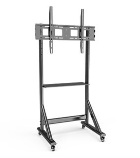 Supporto da Pavimento TV 55-100" Altezza Regolabile con Mensola - Techly ICA-TR7412