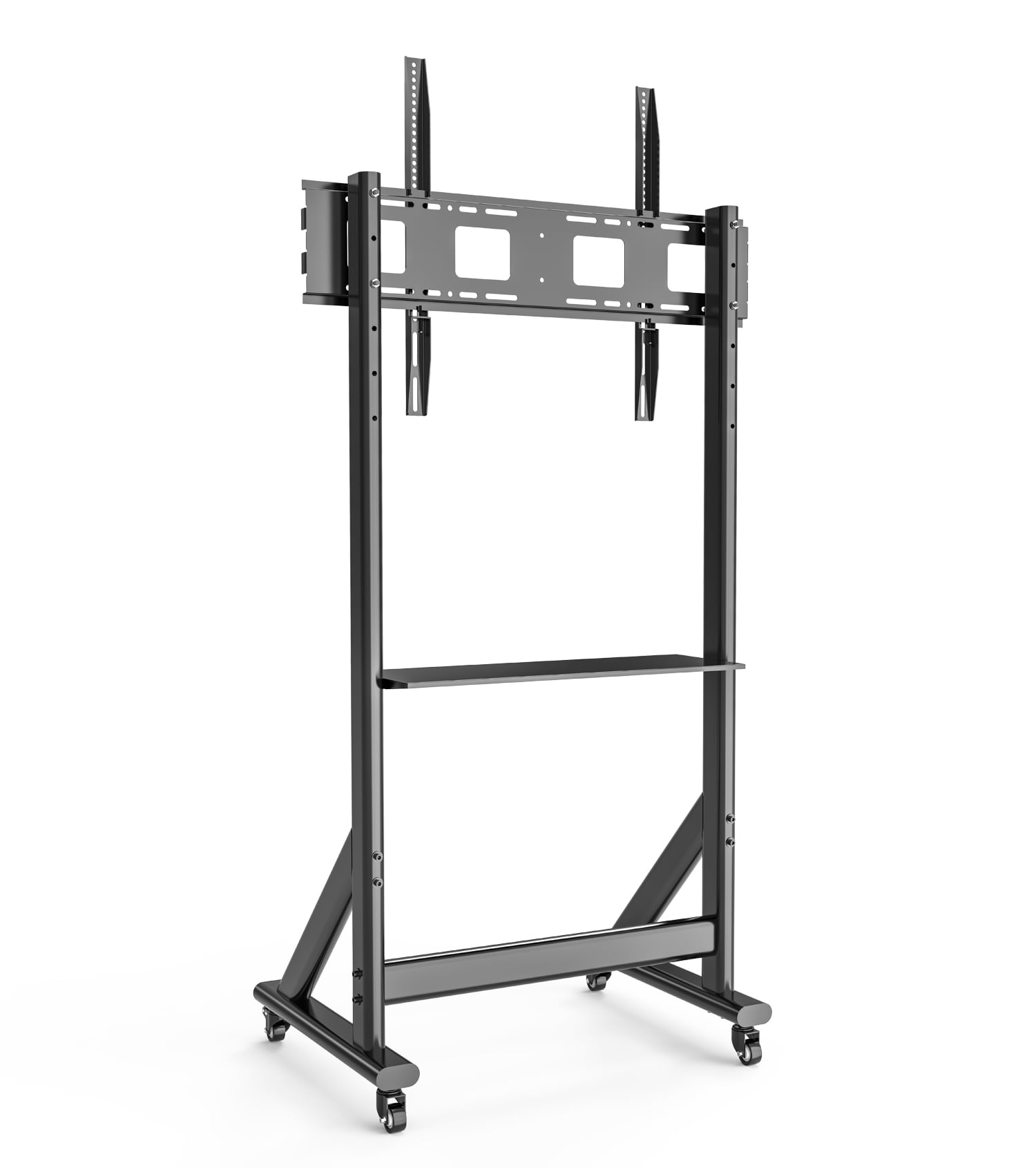 Supporto da Pavimento TV LCD/LED 55-100'' Altezza Regolabile con Mensola - Techly ICA-TR7412
