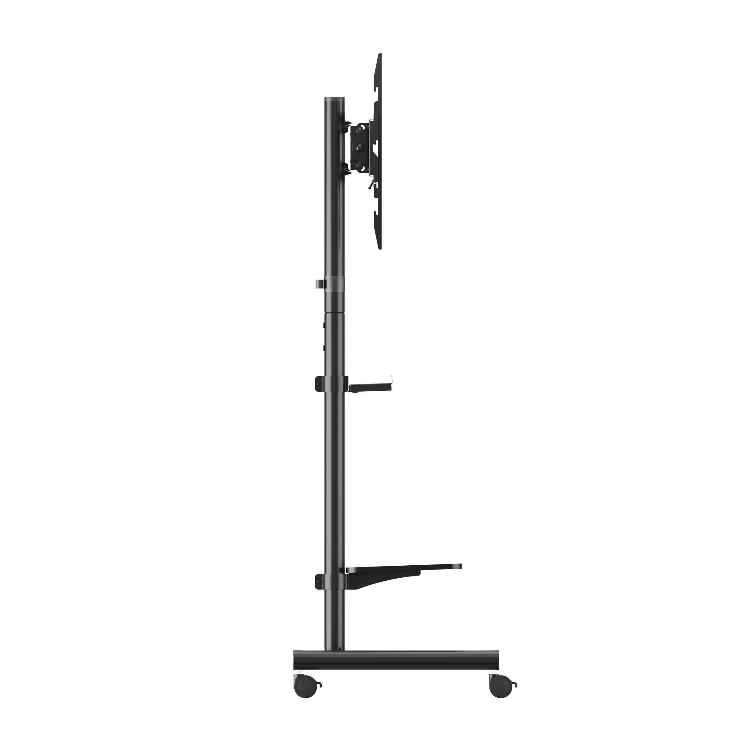 Supporto Mobile da Pavimento con Altezza Regolabile e Mensole, per TV da 37-75'' - Techly ICA-TR75