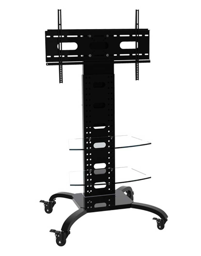 Supporto a Pavimento con 2 Mensole Trolley TV LCD/LED/Plasma 32-70'' - Techly ICA-TR8