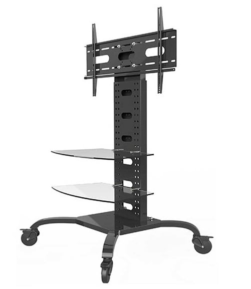 Supporto a Pavimento con 2 Mensole Trolley TV LCD/LED/Plasma 32-70'' - Techly ICA-TR8