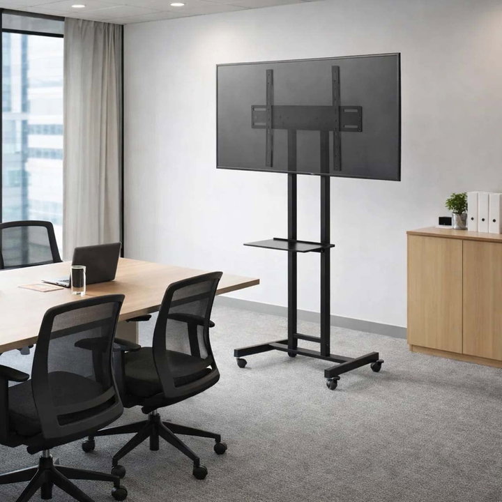 Supporto da Pavimento per TV LED/LCD 32-75'' con Mensola - Techly ICA-TR80