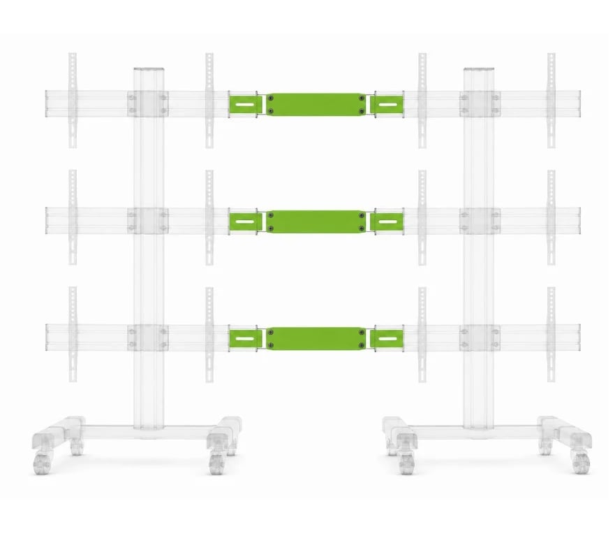 Mounting and Mounting Arm Kit for Supporting Wall Video from Floor - Techly ICA-TRXVW-KIT