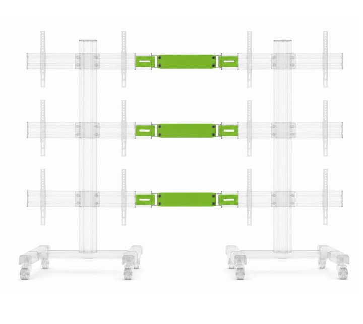 Mounting and Mounting Arm Kit for Supporting Wall Video from Floor - Techly ICA-TRXVW-KIT