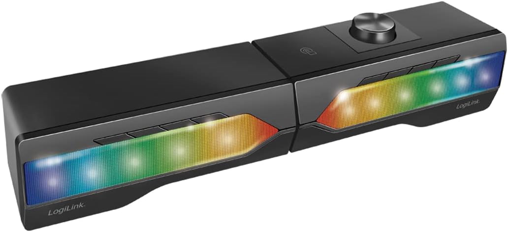 Soundbar 2 in 1 Gaming Bluetooth 5.0 Speakers RGB - Logilink ICASBL-SB 59