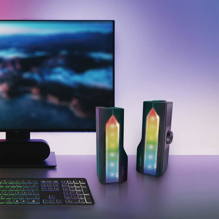 Soundbar 2 in 1 Gaming Bluetooth 5.0 Speakers RGB - Logilink ICASBL-SB 59