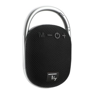 Mini Wireless Speaker BT V 5.3 Speaker LED Light Vivavoce TF USB Black - Techly ICASBL 321 BK