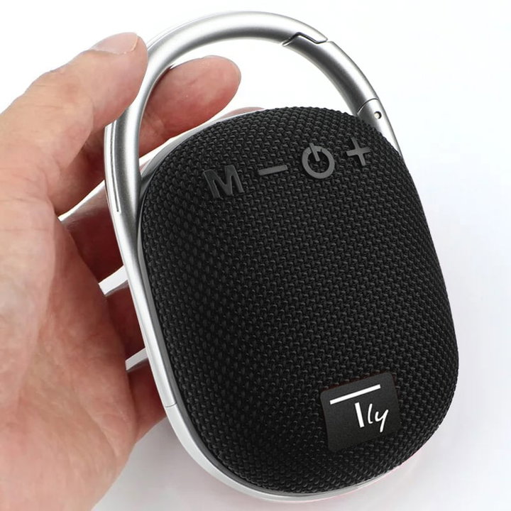 Mini Wireless Speaker BT V 5.3 Speaker LED Light Vivavoce TF USB Black - Techly ICASBL 321 BK
