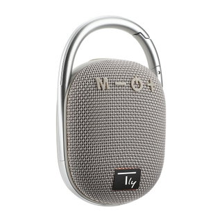 Mini Wireless Speaker BT V 5.3 Speaker LED Light Vivavoce TF USB Grey - Techly ICASBL 321 GR