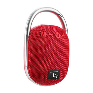 Mini Wireless Speaker BT V 5.3 Speaker LED Light Vivavoce TF USB Red - Techly ICASBL 321 RE