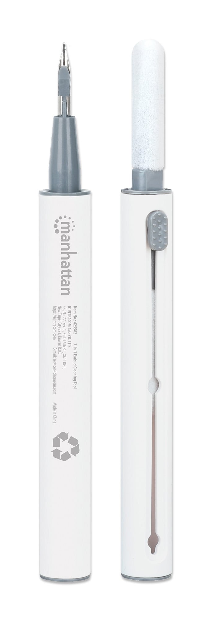 3 Headphone Cleaning Kit -in- 1 - Manhattan ICC SB-CLPEN