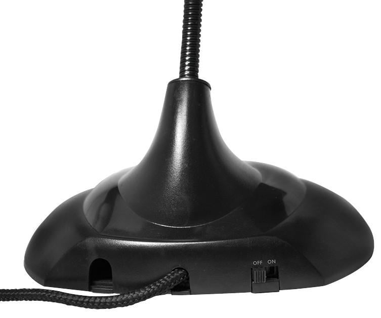 Microfono con Base di Appoggio e Collo Flessibile - Logilink ICC SH-19