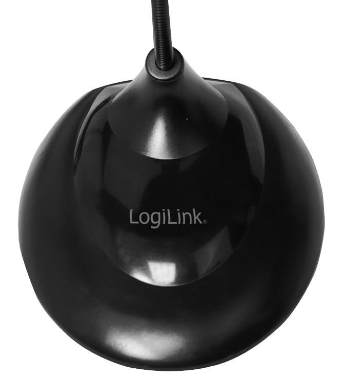 Microfono con Base di Appoggio e Collo Flessibile - Logilink ICC SH-19