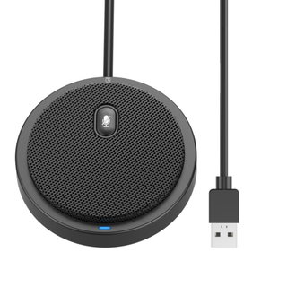 Microfono USB Omnidirezionale da Conferenza con Tasto Muto - Techly ICC SH-22