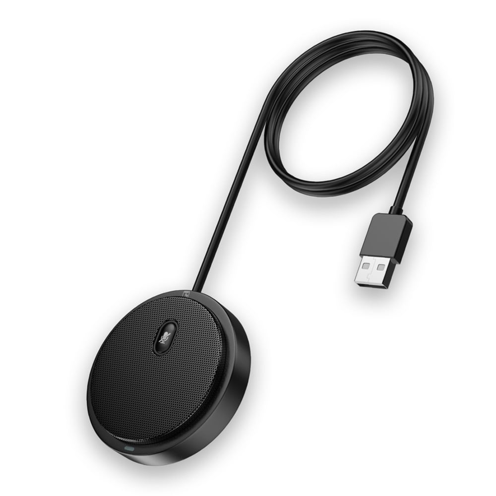 Microfono USB Omnidirezionale da Conferenza con Tasto Muto - Techly ICC SH-22