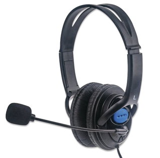 Cuffie Stereo con Microfono Regolabile - Manhattan ICC SH-317