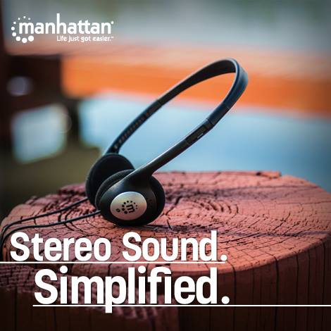 Cuffia Stereo con Auricolari Imbottiti - Manhattan ICC SH-481